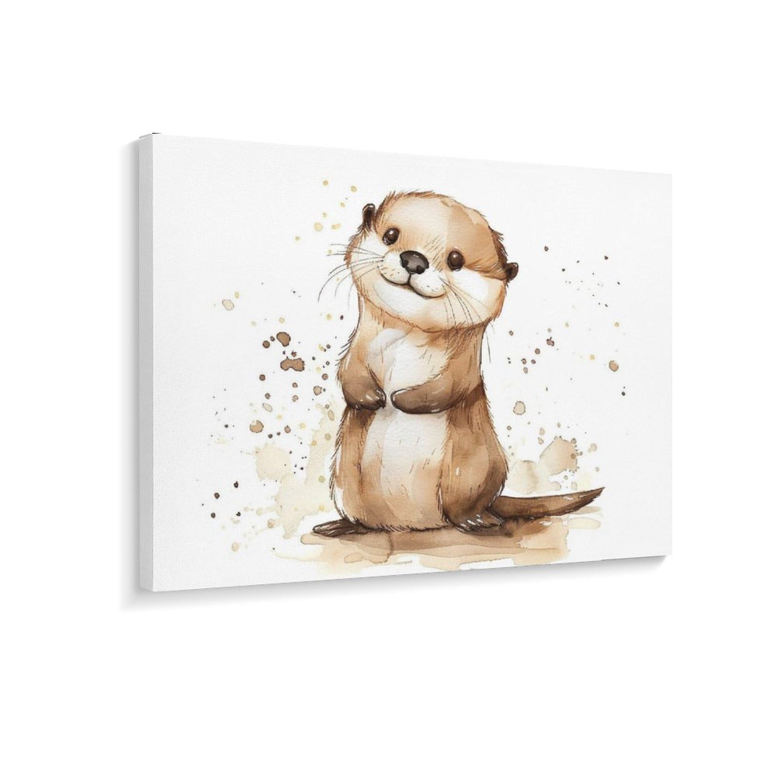 インテリア　美術品　デッサン　書　デッサン画 Amazon | かわいいカワウソの漫画のデッサン 数字キットによる