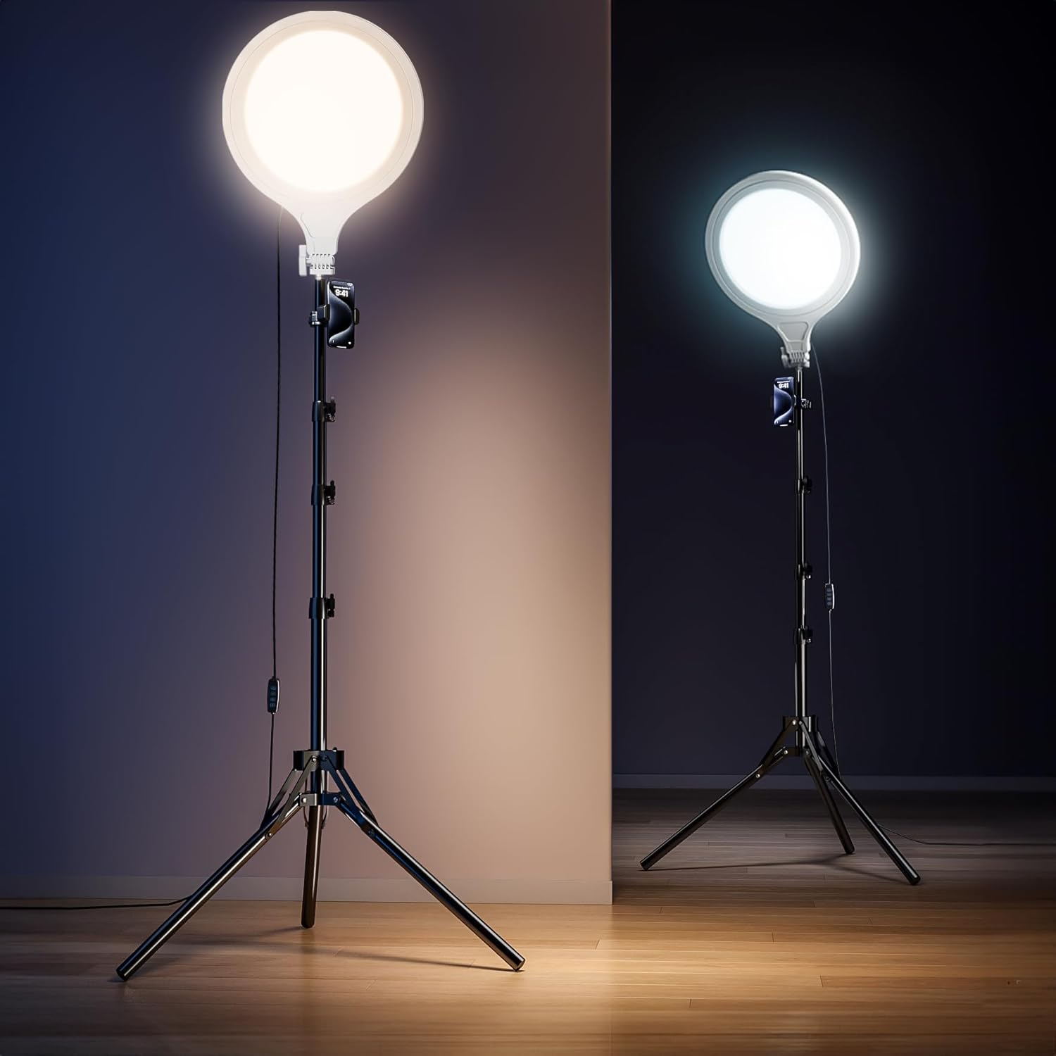 Ring Light Tripod for iPhone, 10″ Selfie Ring Light with Tripod Stand and Phone Holder, Professional LED Circle Lighting for Video Recording, Conferencing, Makeup, Streaming, Tiktok, YouTube