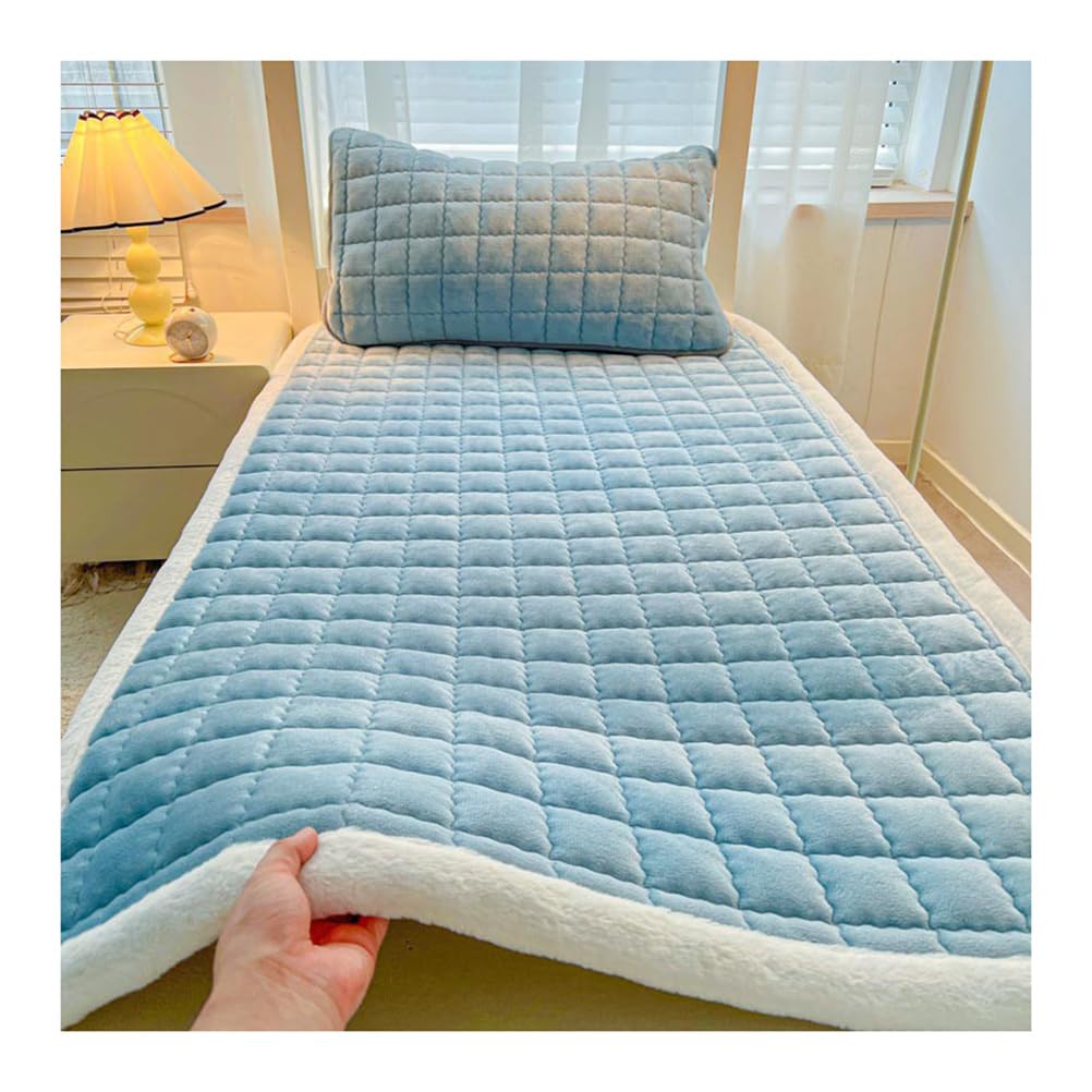 Japoński składany materac futon, przenośna mata do spania z opaską na głowę, gruby futon, do łóżka, przyjazna w podróży, pościel 135 x 200 cm, idealna do użytku domowego i na zewnątrz