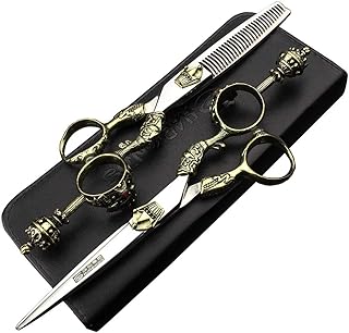 AXEMOORE Japan 440C hairdressing scissors professional hairdressing scissors set (Set)