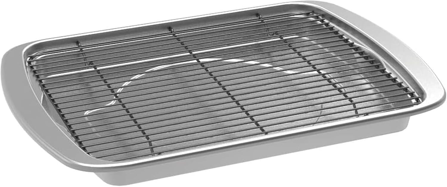 For Oven For Crisp Baking Tray, 17.10 x 12.40 x 1.40 inches, Natural