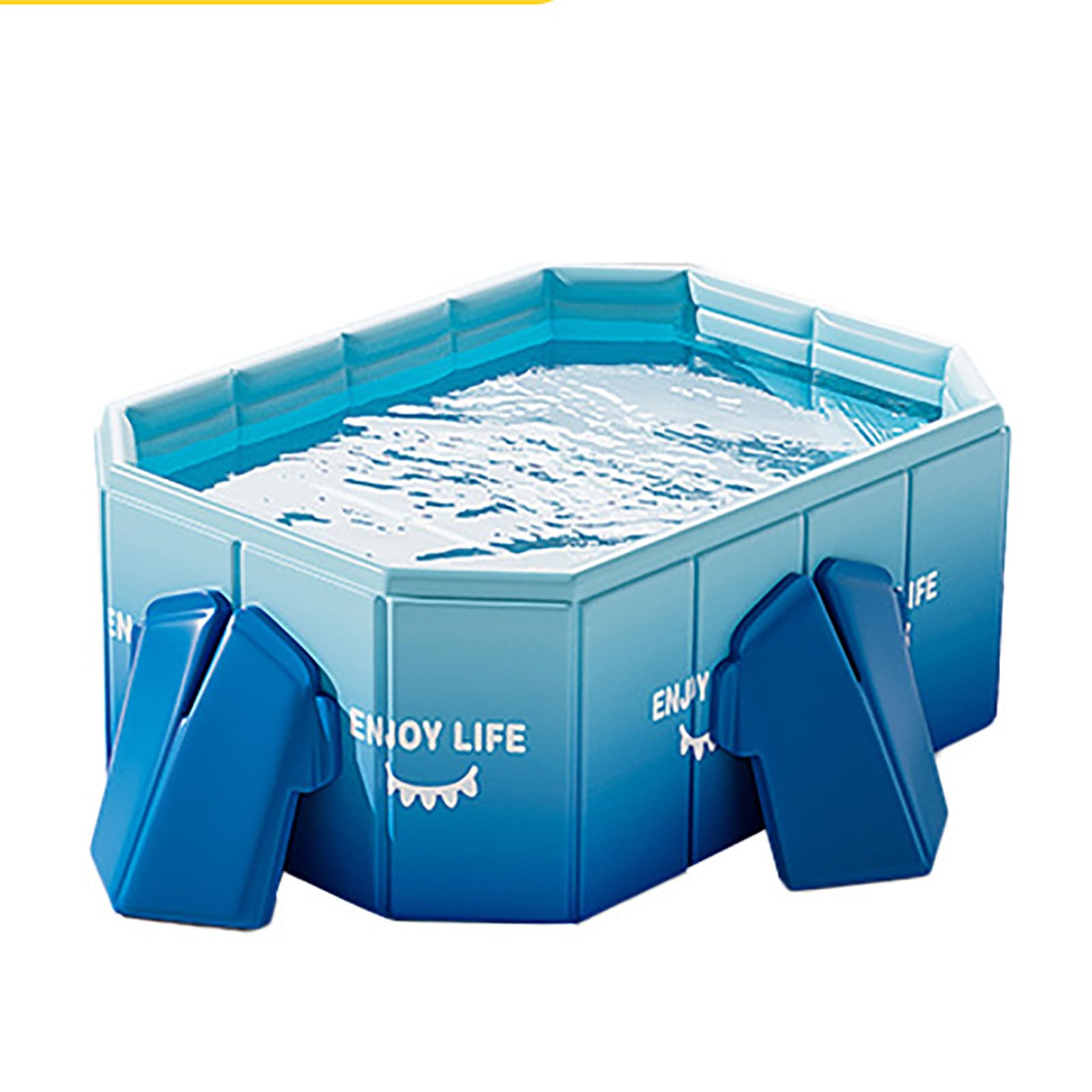 Gran Piscina Desmontable Rectangular para Familia y Jardín Exterior