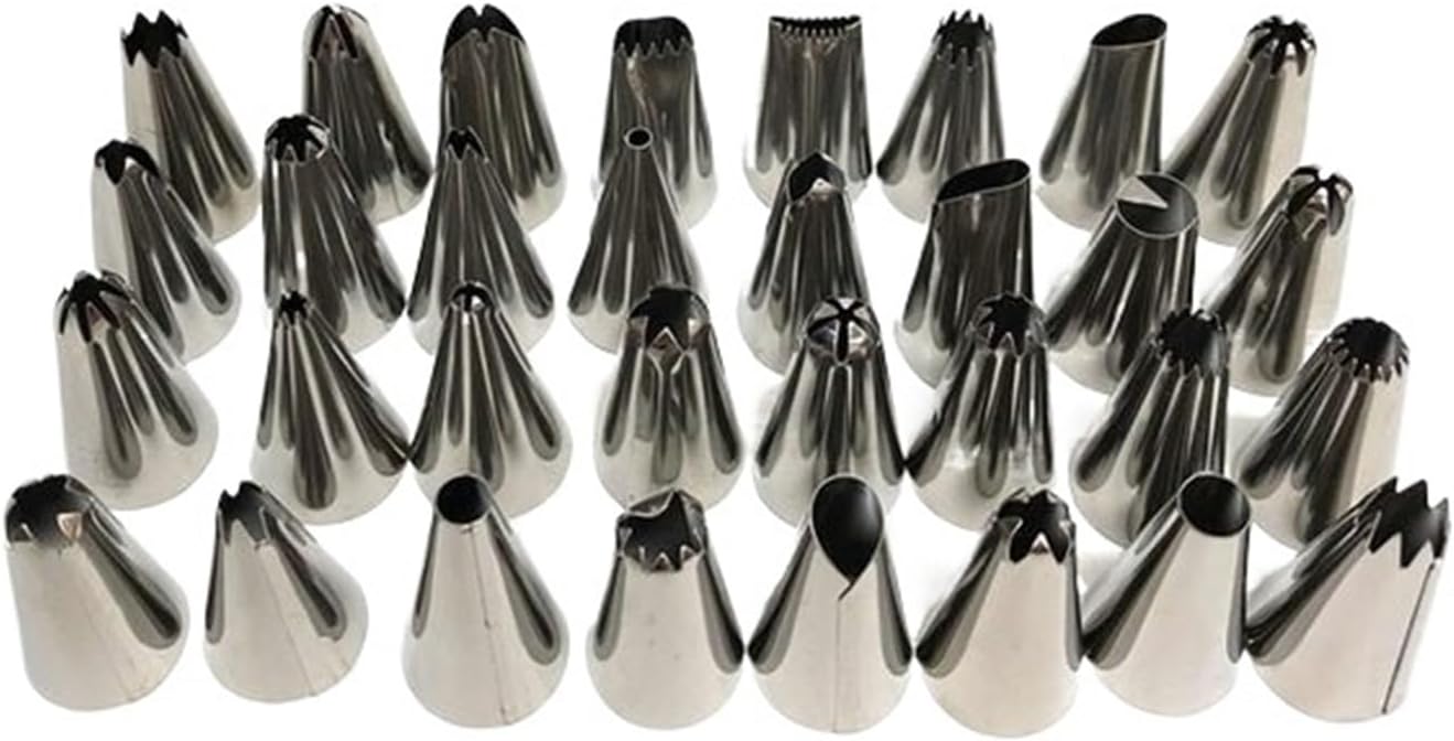 24-48Pcs/set Stainless Steel Icing Piping Nozzles Set(24pcs)