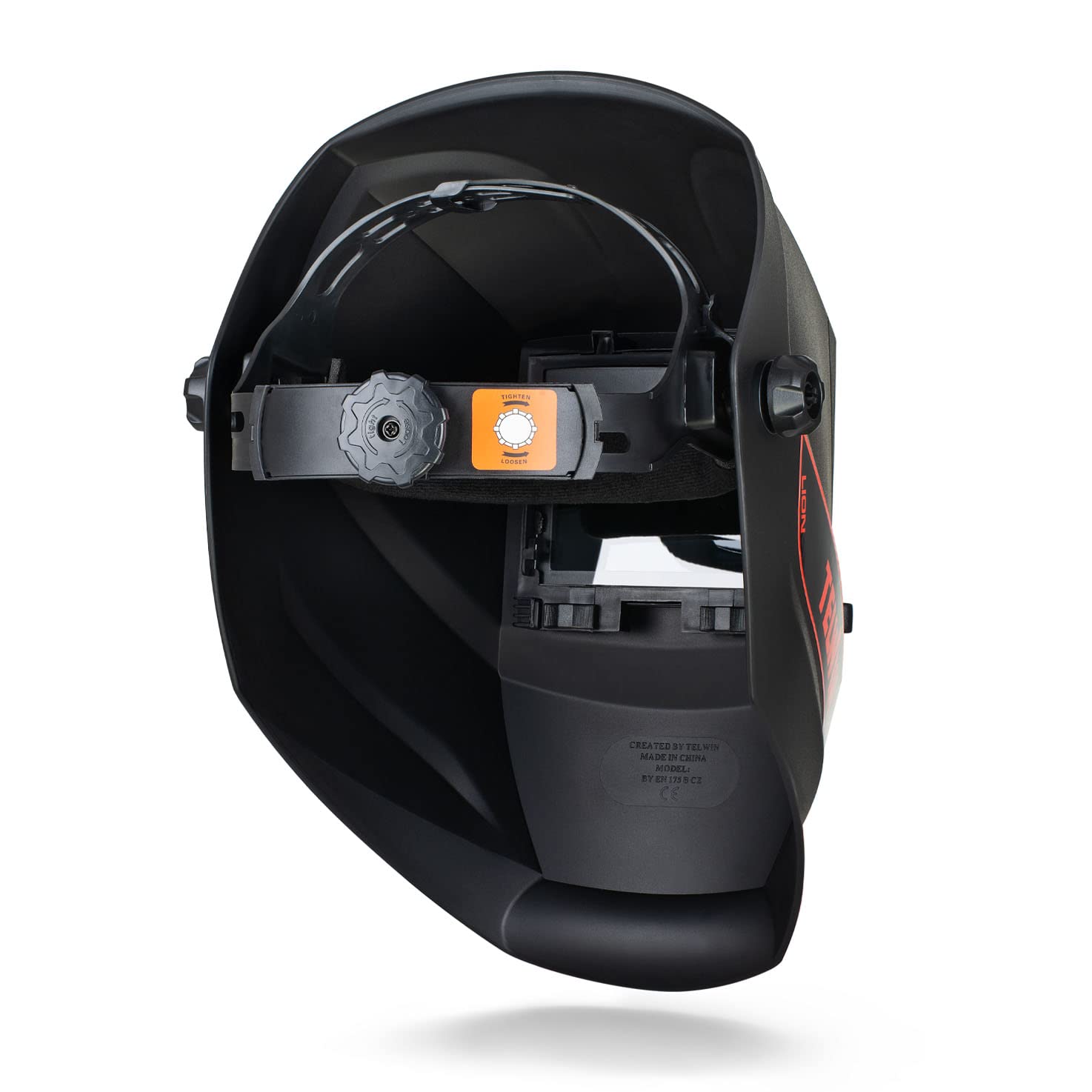 Telwin 815863 Force 165 Inverterschweissgerät für das Elektrodenschweißen Komplett mit Automatischem Schweißhelm und Schweißzubehör, 230 V, 4,23 kg, Rot, Force 165 mit Schweißhelm und Zubehör