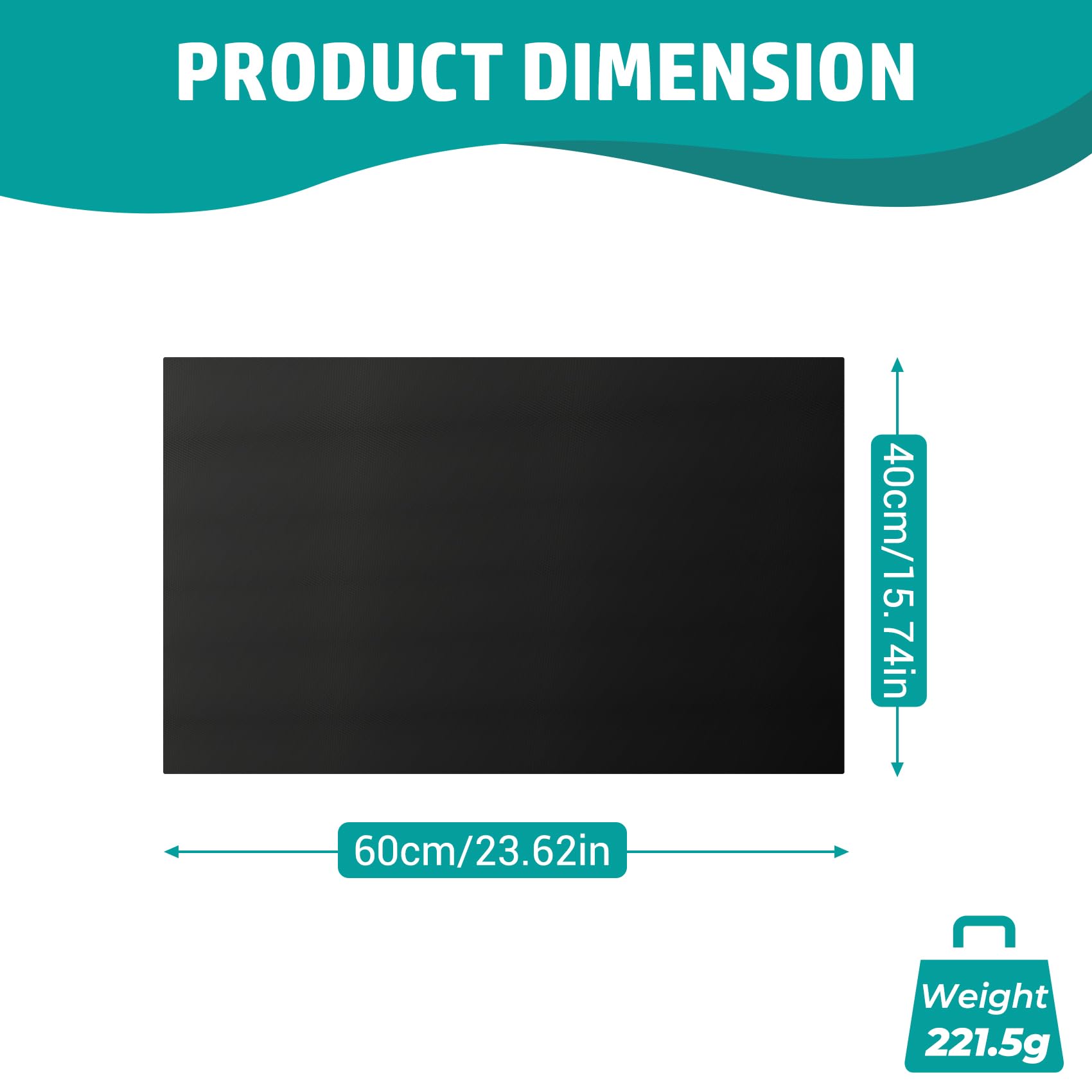 Schutzmatte Für Induktionskochfeld 54x90cm - Silikon Abdeckung