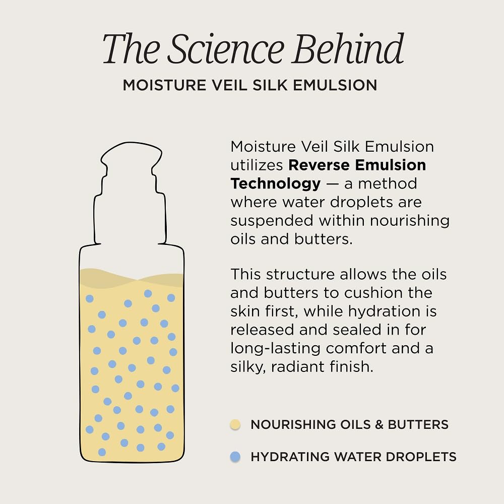 Colleen Rothschild Moisture Veil Silk Emulsion Face Moisturizer with Hyaluronic Acid & Ceramides – Hydrating, Barrier-Supporting, Radiance-Boosting Cream
