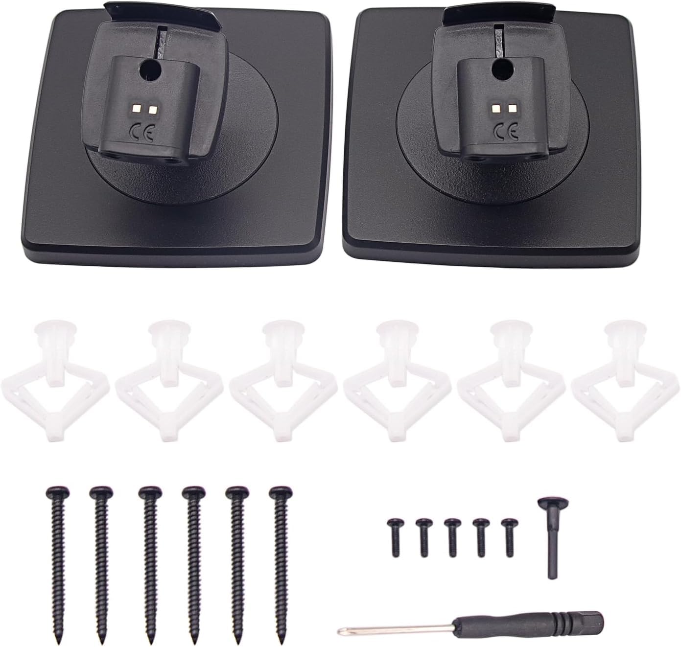 Staffa da soffitto per altoparlanti Bose OmniJewel Lifestyle 650 850, in ghisa resistente, a basso profilo, 2 pezzi