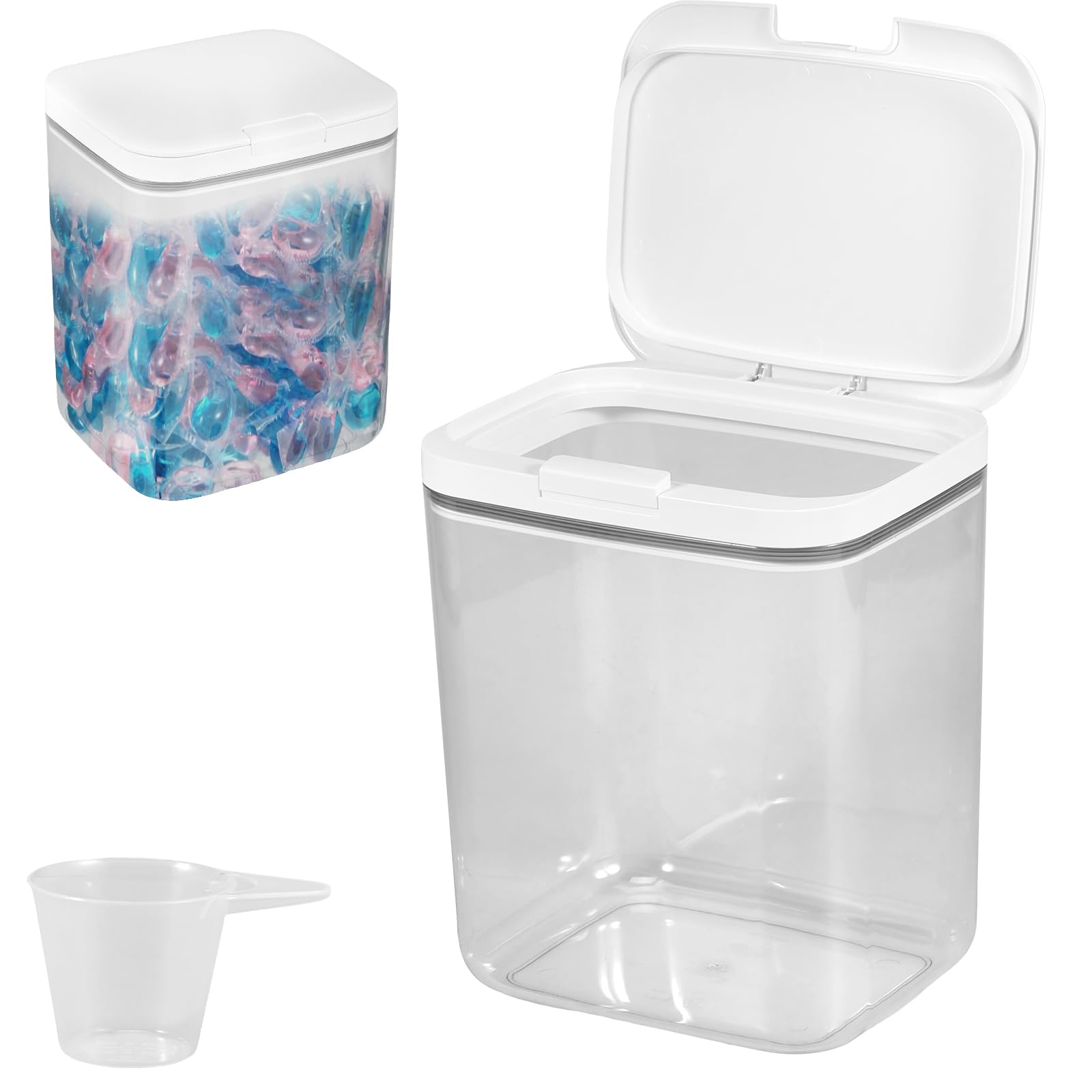 30 PZ 3 ml Paint Pot per misurino con coperchio contenitore tazza EUR