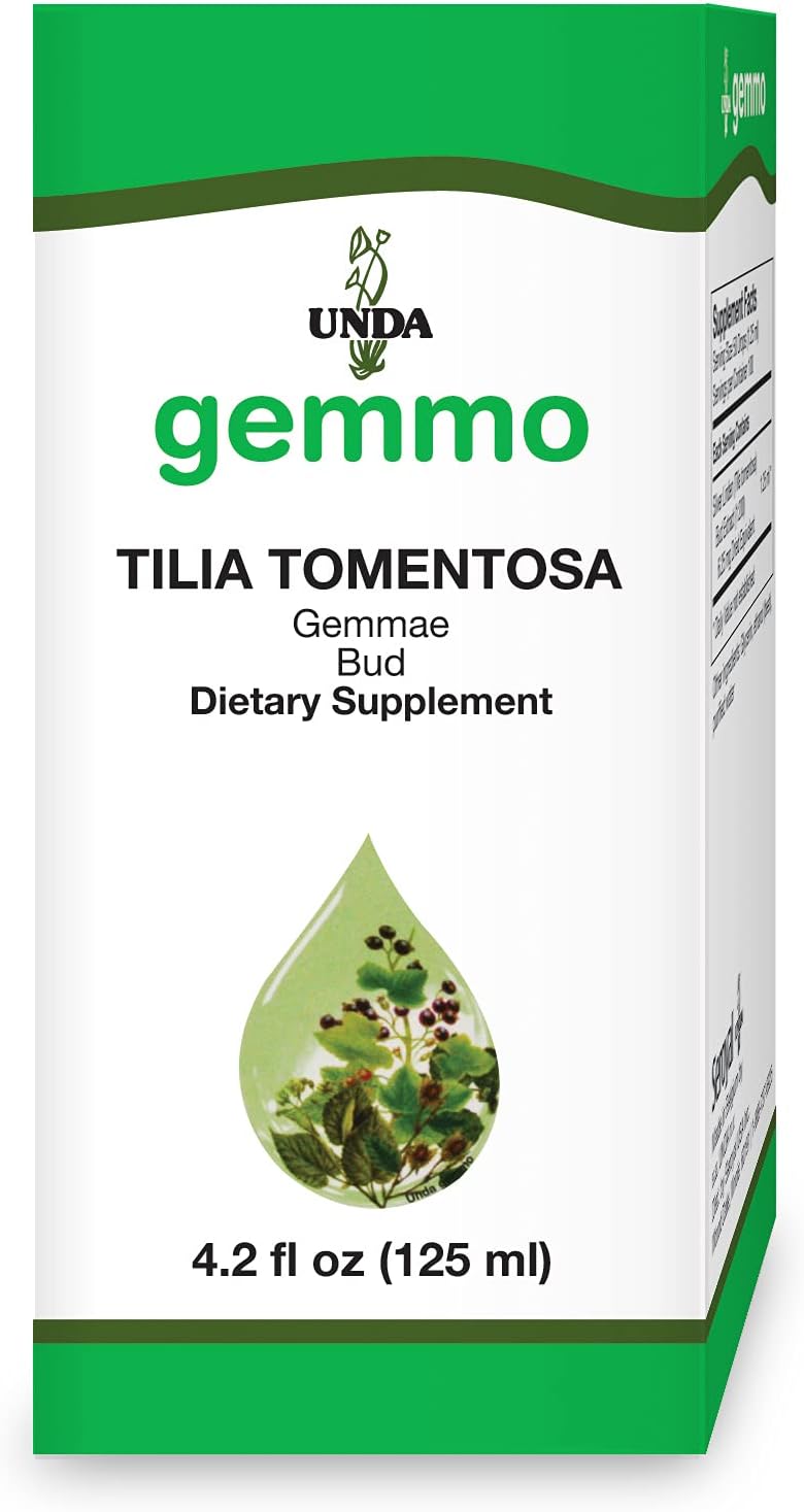 UNDA Gemmo Therapy Tilia Tomentosa | Silver Linden Bud Extract | 4.2 fl. oz.