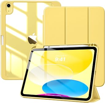 TiMOVO Case for iPad A16 11th Gen 11"/10th Gen 10.9", Light Yellow