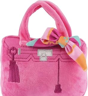 Barkin Bag – Pink w/Scarf (Chic Doggie) | Designer Dog Squeak Toy