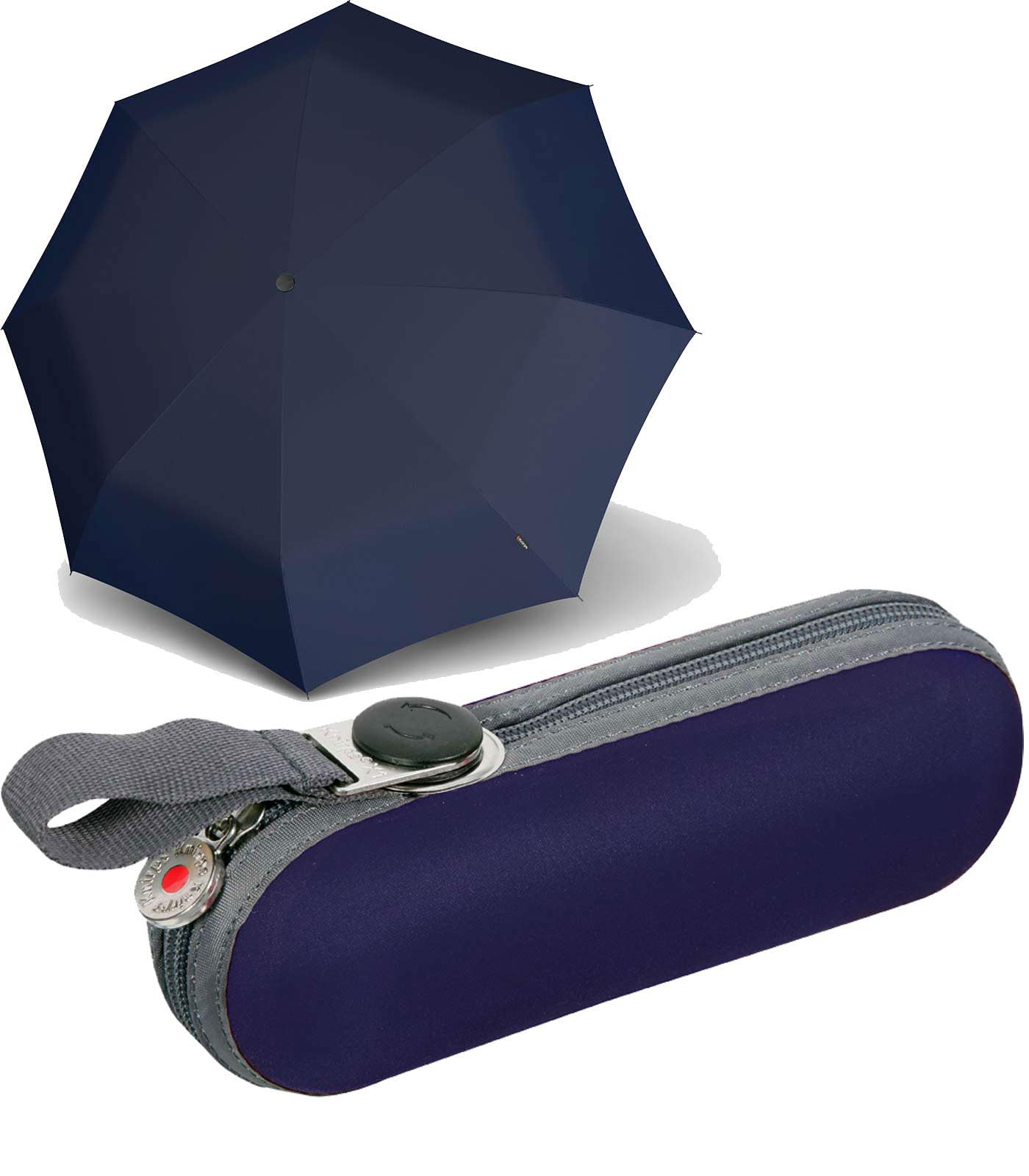 Knirps X1 Paraguas de bolsillo 18 cm, Navy Superthin, talla única