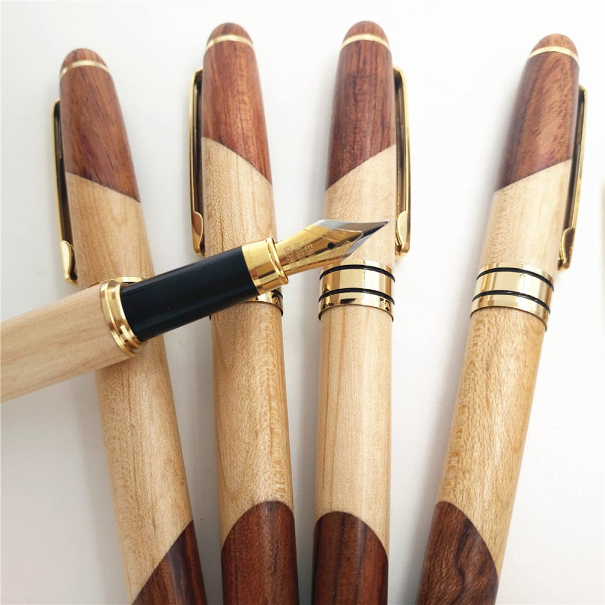 Lot de 3 stylos plume en bois de calligraphie vintage fournitures scolaires meilleur stylo plume en fibre de verre stylo plume stylo plume stylo plume stylo stylo plume stylo stylo de bureau