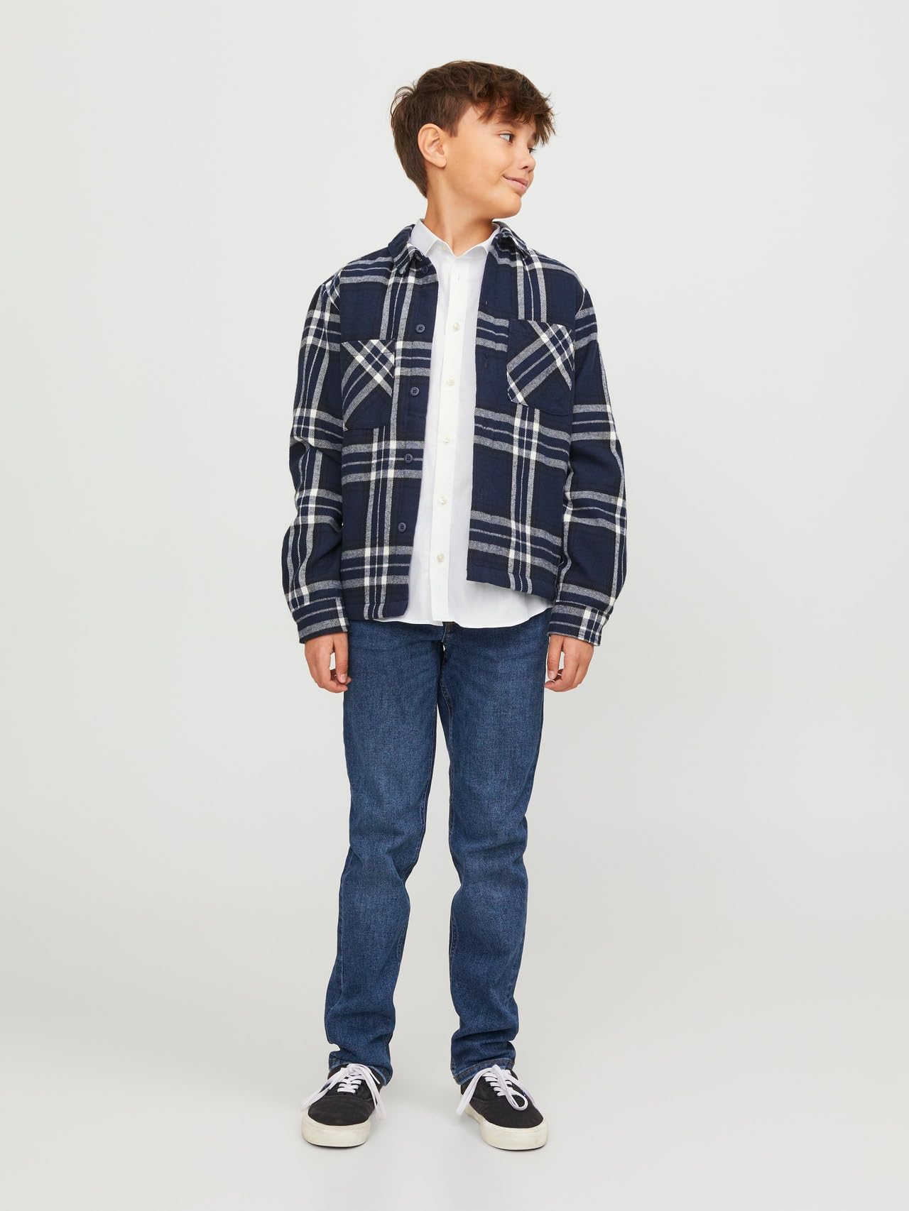 JACK & JONES Boy's Jprparma Shirt L/S Noos Jnr Jprparma Shirt L/S Noos JNR (Pack of 1)