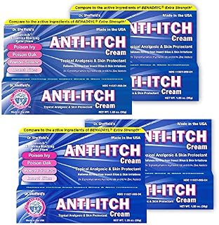 Dr. Sheffield's Anti-itch Cream with Histamine Blocker - 1.25 Oz. (4)