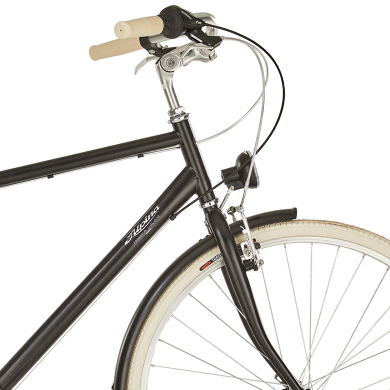 'City Bike Sharin Alpina de hombre, 28 y marco de acero 55 cm