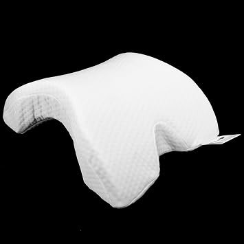 Memory Foam Cuddle Pillow, Slow Rebound Arm Support Pillow with Hollow Design for Sleeping Comfort, Office, Travel