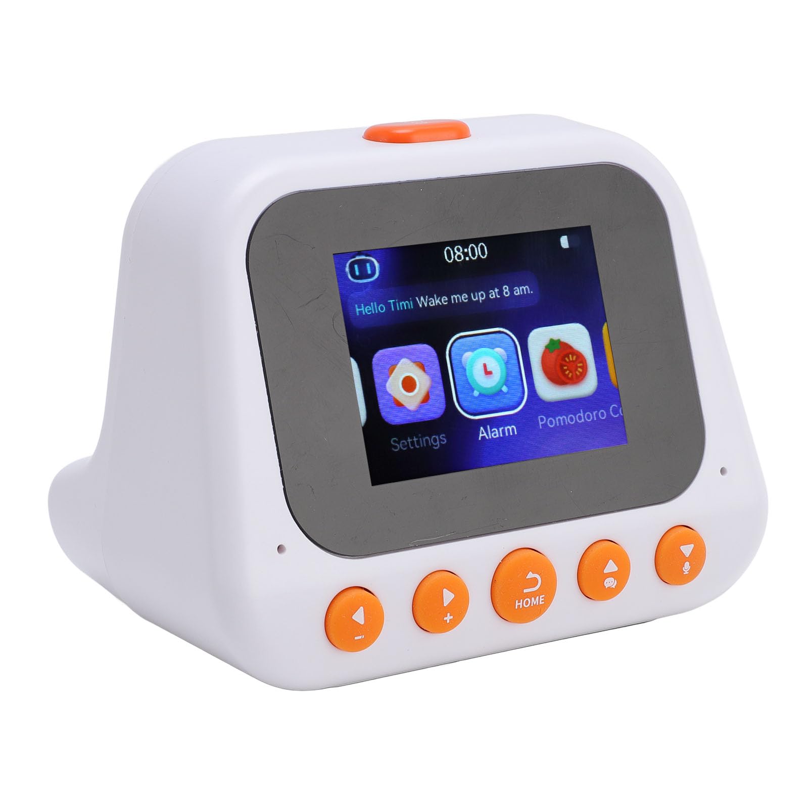 Reloj de Tiempo de Voz AI, Máquina Educación Temprana Traducción Multifuncional con Función Recordatorio para Niños