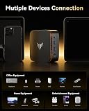 NiPoGi E1 Mini PC ΑΜD Ryzen 5 3500U (3.7GHz,4C/8T) WiFi5 BT4.2 W-11 PRO | Migliore di Ν95/N100,16GB DDR4/256GB M.2 NVMe SSD Dual Display 4K@60Hz(DP1.4+HDMI2.0) Lavoratori Da Casa Smart Worker - 9