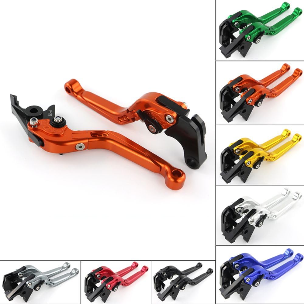 Levier d'embrayage Levier Frein Moto Levier d'embrayage de Frein de Moto Pliable et réglable/adapté for KTM 640 Adventure/R 950 Adventure/S 990 Adventure ABS 990 Adventure R Moto Embrayage Frein Maî