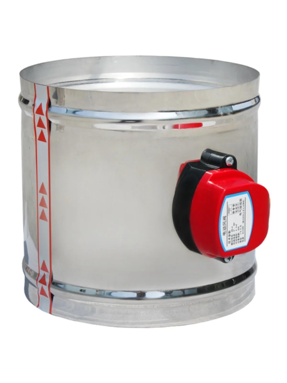 Vanne de régulation d'air motorisée 150mm en acier inoxydable haut de gamme DC12V