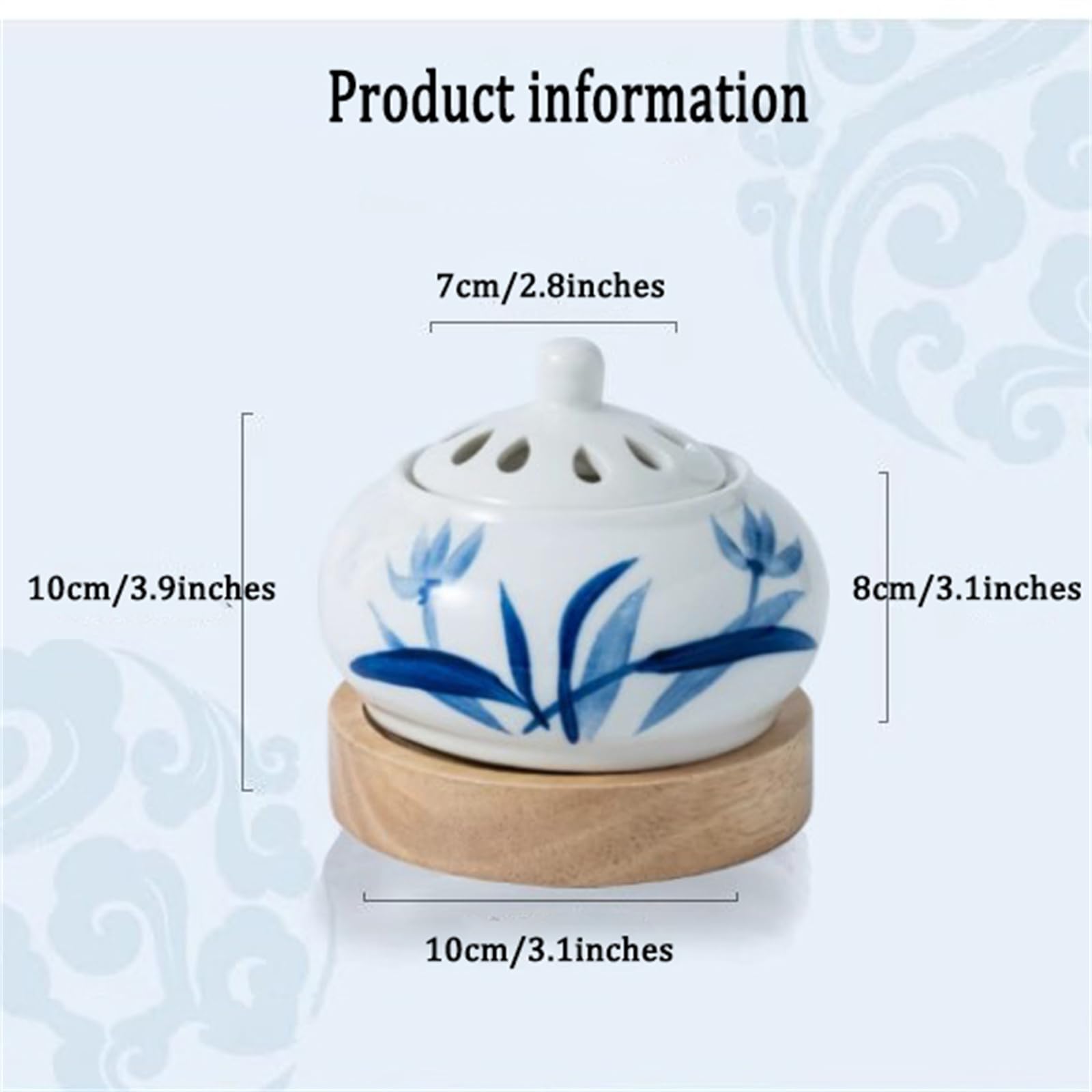 彫刻・オブジェ Richardson CERAMIC INCENSE BURNER Ceramic Incense Burner – Richardson Shop