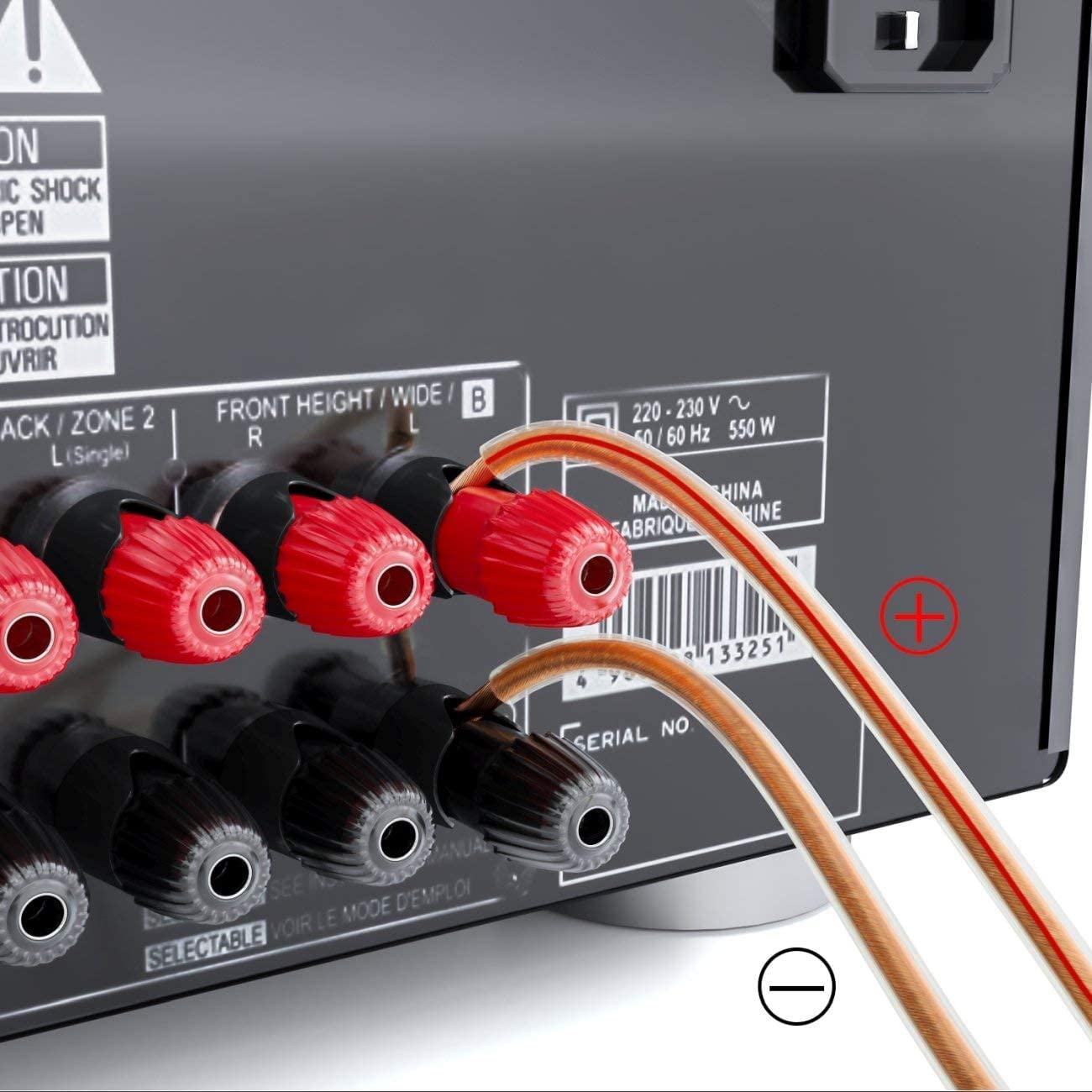CABLEPELADO Cable de Altavoz | Alambre Trenzado Cable CCA | Aluminio Revestido de Cobre | Sección 1.5 mm2 | Transparente | 100 Metros