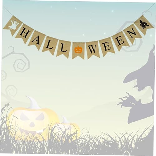 Miniatura 5 de jojofuny Decoración de Halloween Banderines Banner Halloween Araña Adorno Casa Embrujada Accesorios Banner de Halloween Banner Colgante Decoración