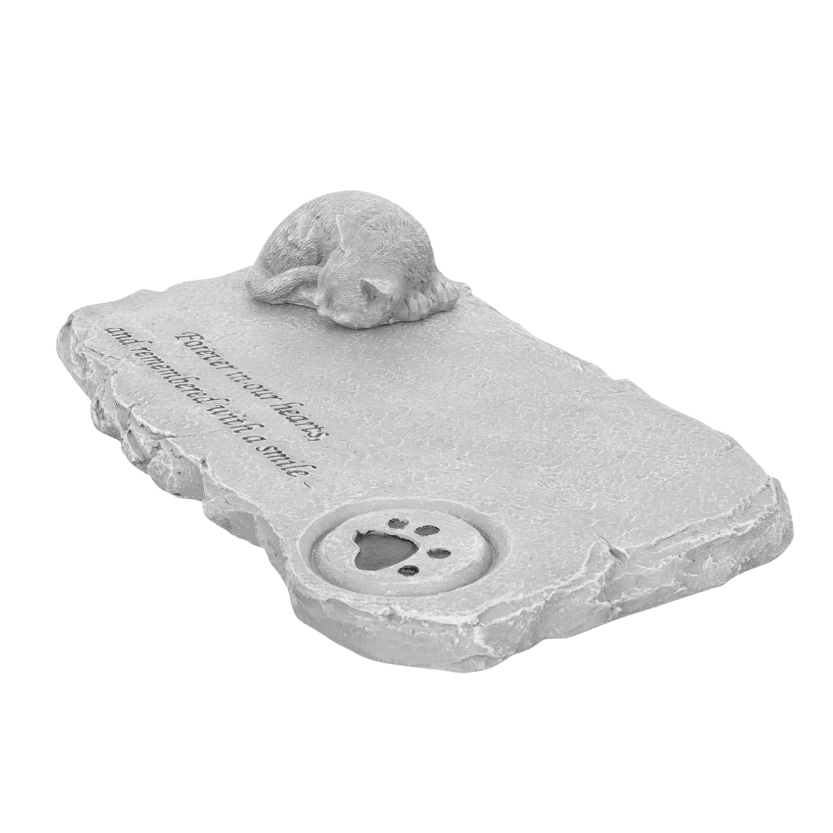 YARNOW lápida Conmemorativa del Gato estatuas al Aire Libre lápidas conmemorativas de Mascotas decoración Cementerio Adorno de lápida para Mascotas Placas conmemorativas para Exteriores