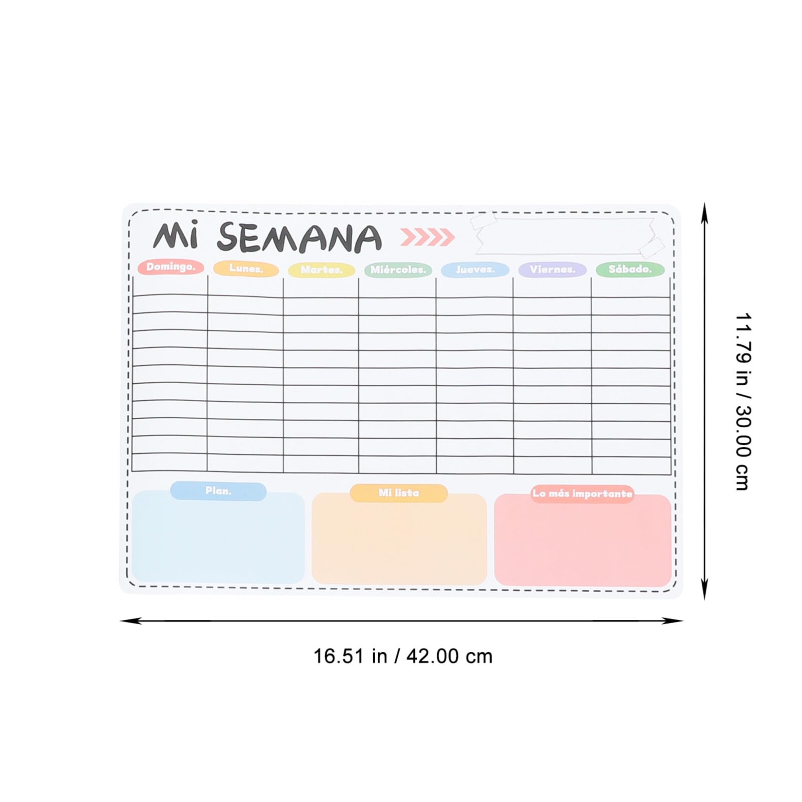 ifundom 1 Set Calendario Del Frigorifero Pianificare Il Promemoria Del Calendario Piano Magnete Settimanale Magnetico Programmare Il Decorare Rimovibile Animale Domestico