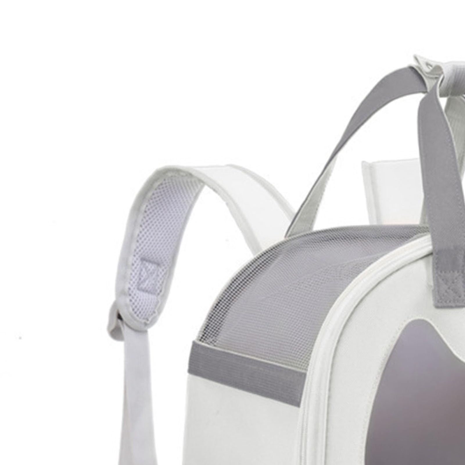 Zaino per animali domestici Zaino da viaggio per gatti impermeabile traspirante di grande capacità Borsa da trasporto per animali domestici con maniglia per campeggio e attività (Grigio)