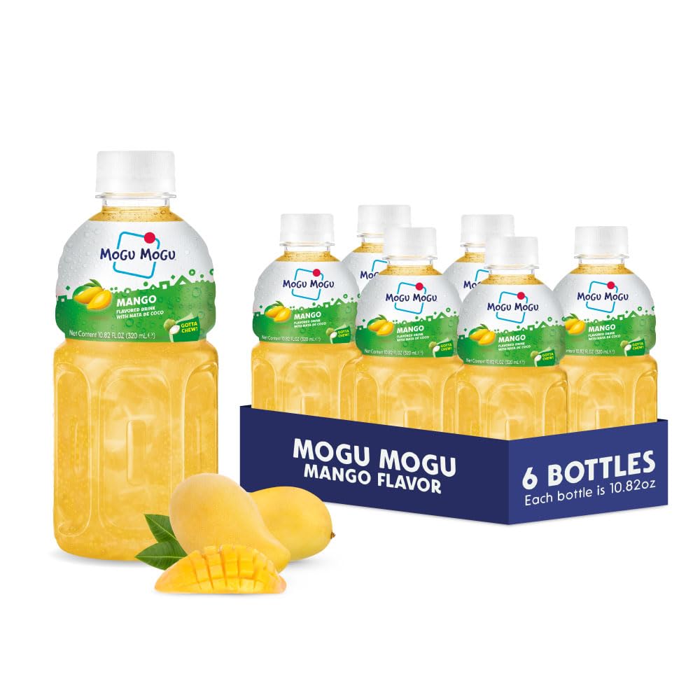 Mogu MoguKids juice with nata de coco, coconut jelly. Juices bottles made for adults and kids ready to drink juices