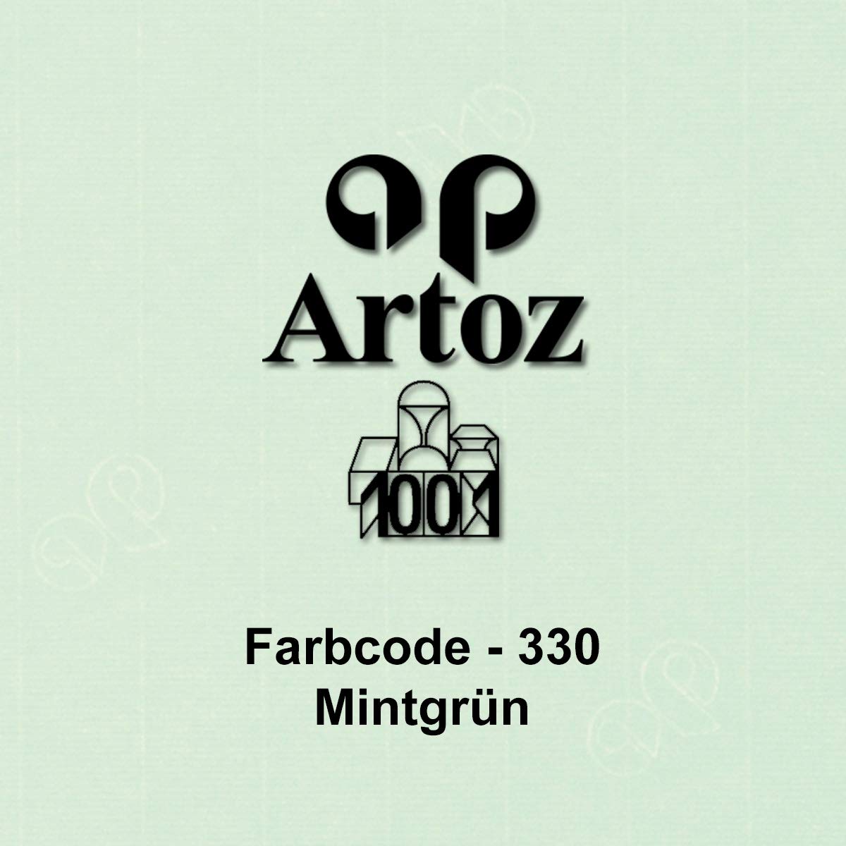 Artoz 1001 DIN C6 Envelopes 100 g/m² // Parent 25 Stück 330 - Mint - Image 3