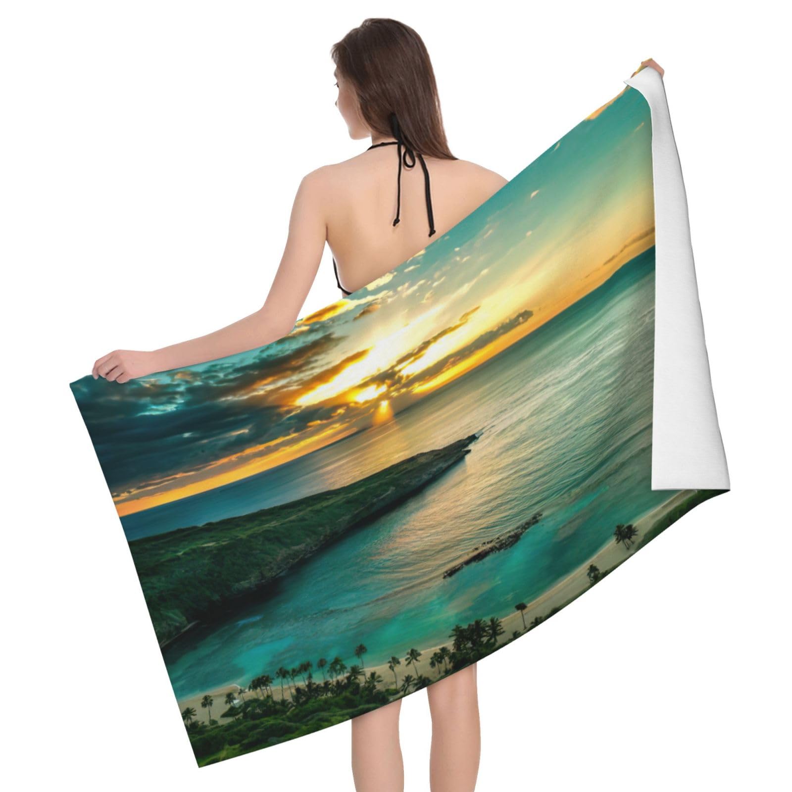 Serviette microfibre douce qui sèche vite pour en finir avec l'humidité du bain