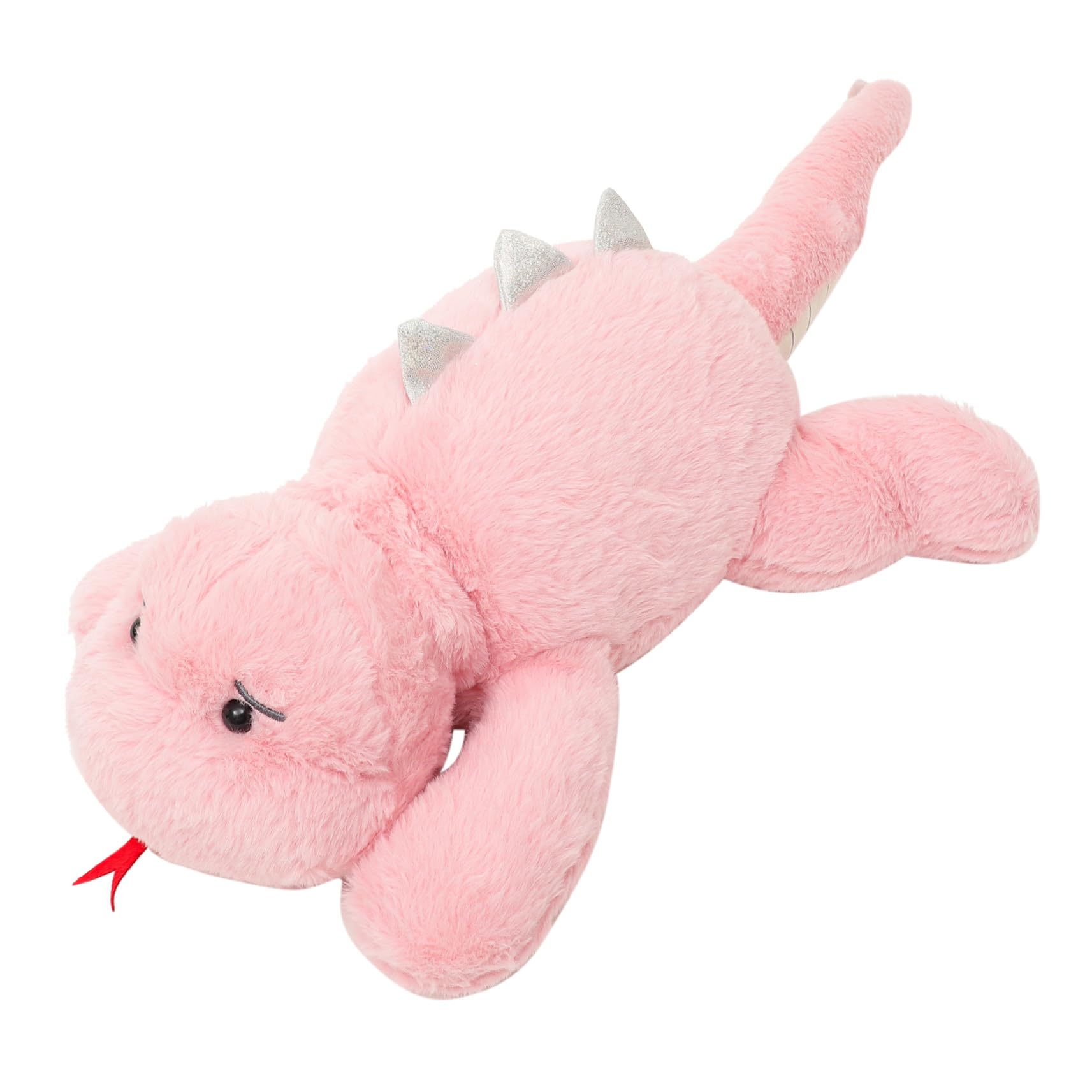 Peluche Dinosaurio Rosa de Felpa y Algodón PP, 1 Pieza