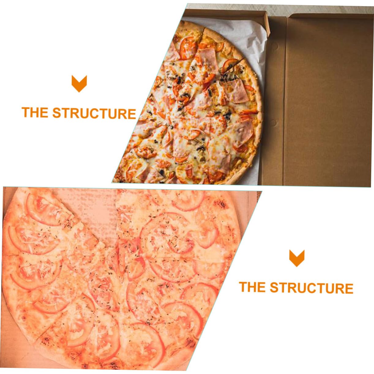 PRETYZOOM Cajas De Pizza Para Llevar 15 Pcs De Papel Corrugado Aptas Para Alimentos