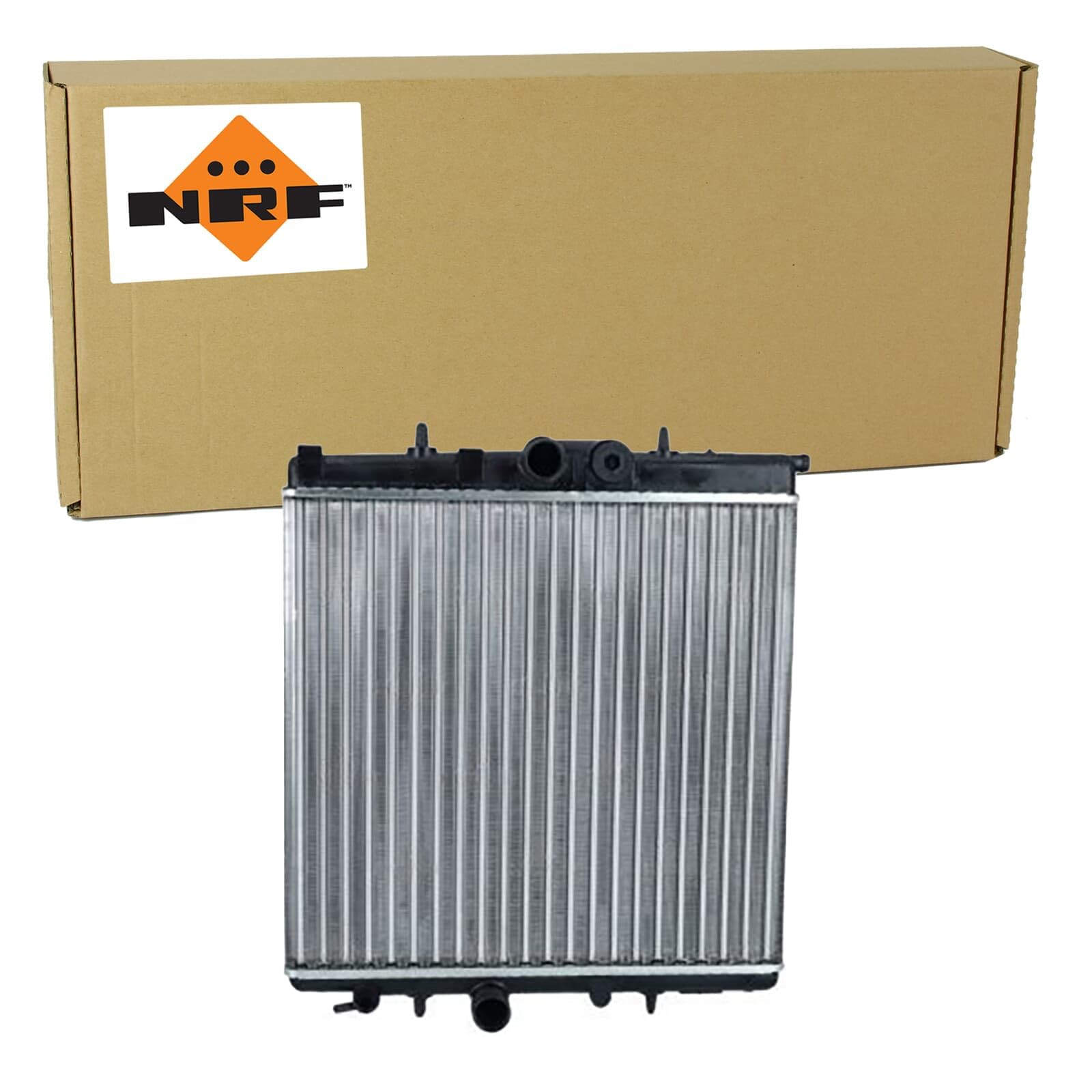 NRF Radiador refrigeración del motor Ancho de red 380mm Longitud de red 395mm Profundidad de red 23mm Compatible con PEUGEOT 206 Fastback 2A/C 509523A