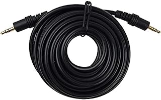 كيبل AUX بطول 10 متر 3.5 ملم وصلة مدخل صوت ستيريو ذكر الى ذكر، لهواتف خلوية