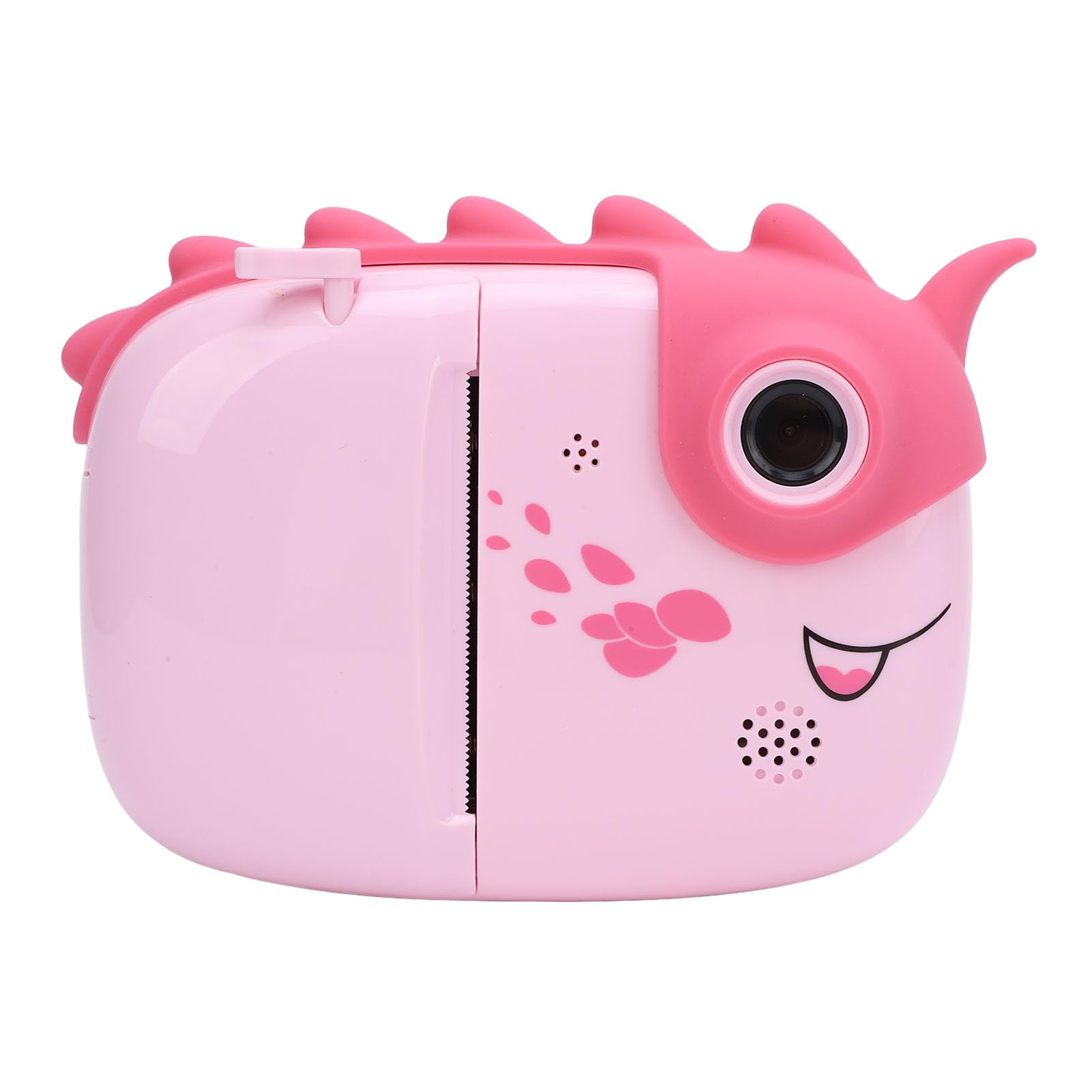 Instant Print Camera 48MP Digital Camera Thermal Printing Camera 3 Inch Front Rear Dual Lens 1080P for Selfies White (Pink)-image-4