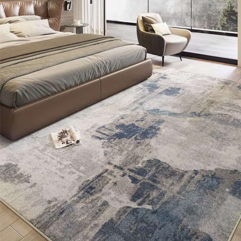 Tapis peluche lavable et doux style nordique pour chambre