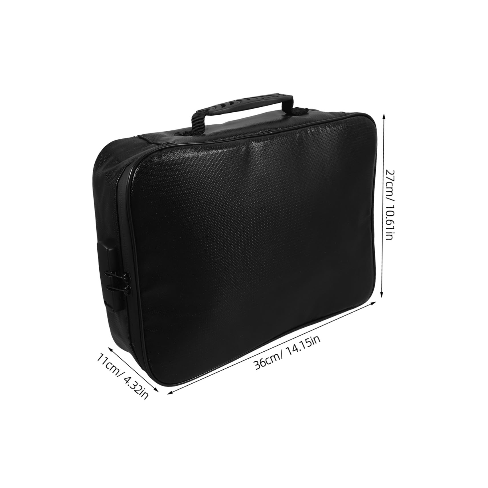BESPORTBLE Portadocumenti da Viaggio Ignifugo con Maniglia Organizer per Documenti e Certificati Protezione Sicura per Passaporti e Documenti Importanti Soluzione di Archiviazione