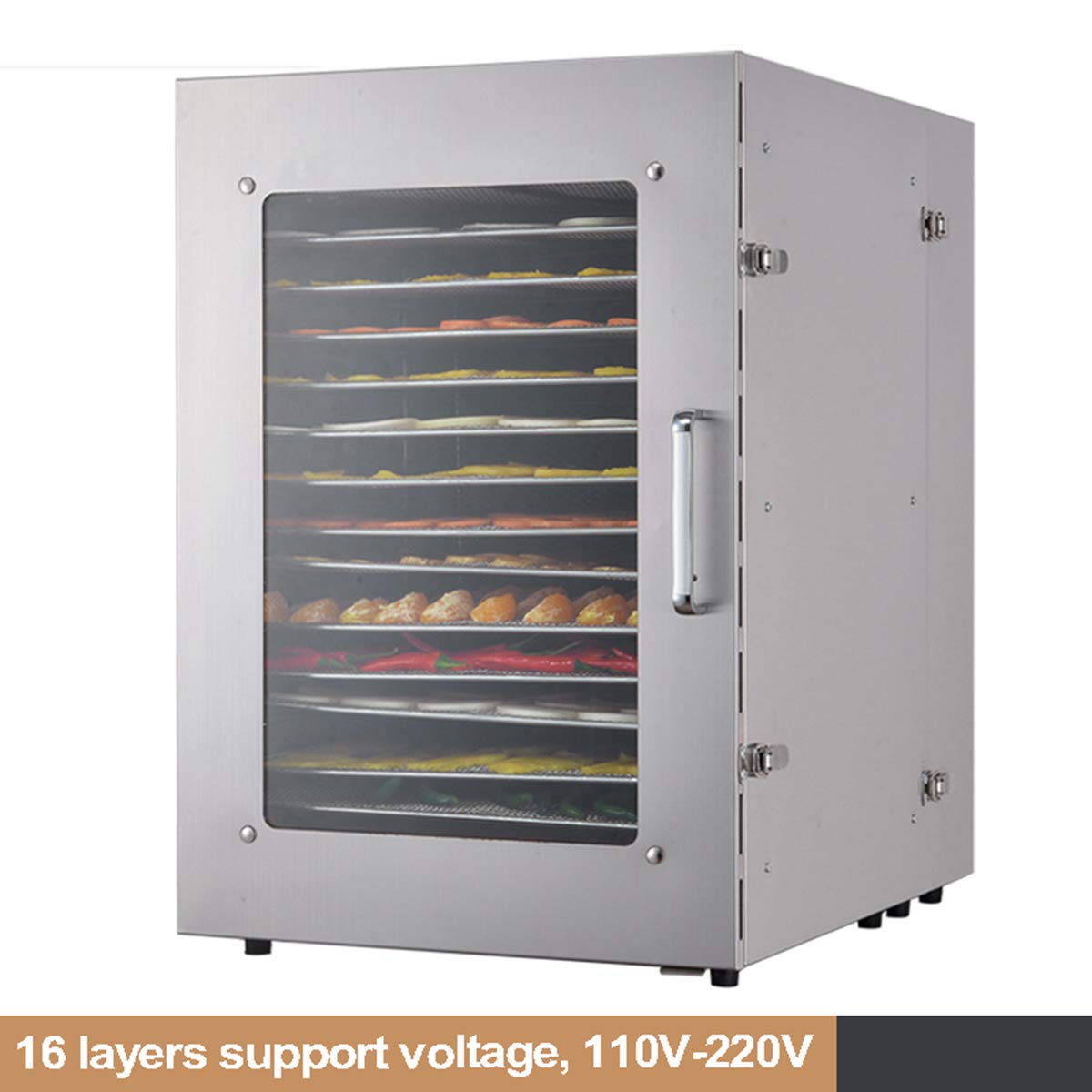 Essiccatore per Frutta Commerciale, Essiccatore per Alimenti, Mango, Verdura, Cibo, Fagioli, Medicinali, Macchina per Frutta Secca per Tè alla Frutta,110v