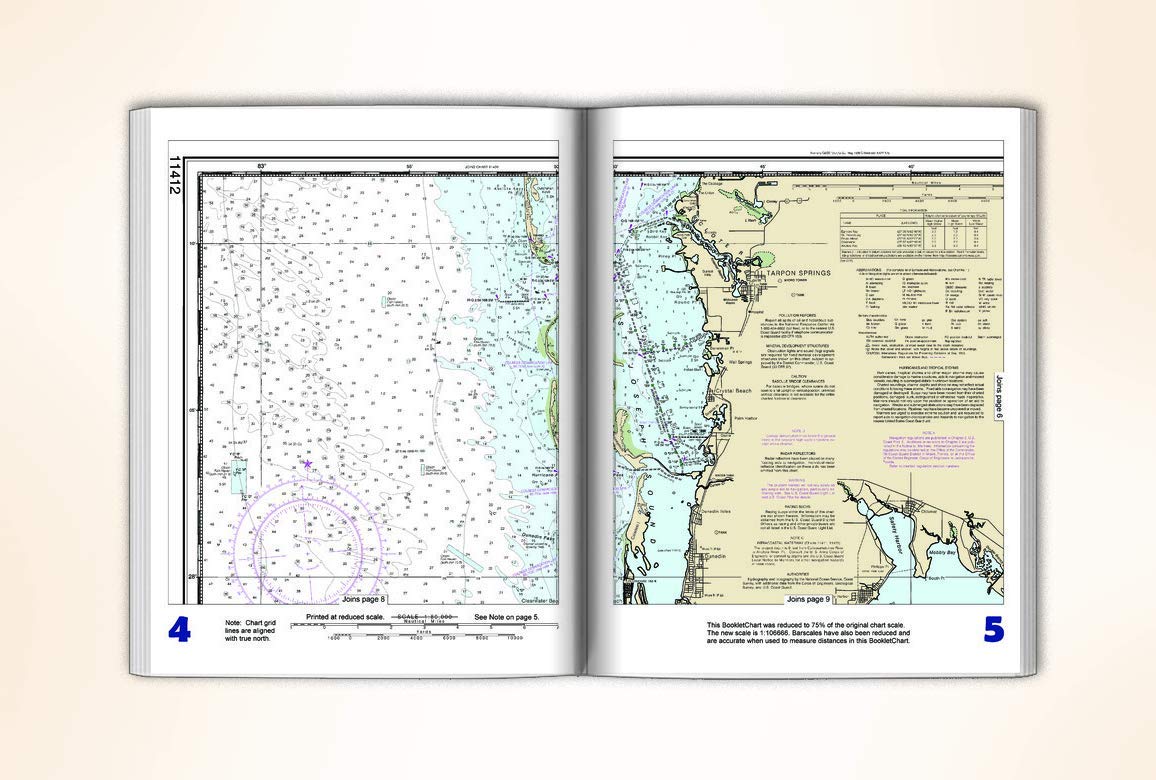 Paradise Cay Publications NOAA BookletChart 11412: Tampa Bay and St. Joseph Sound