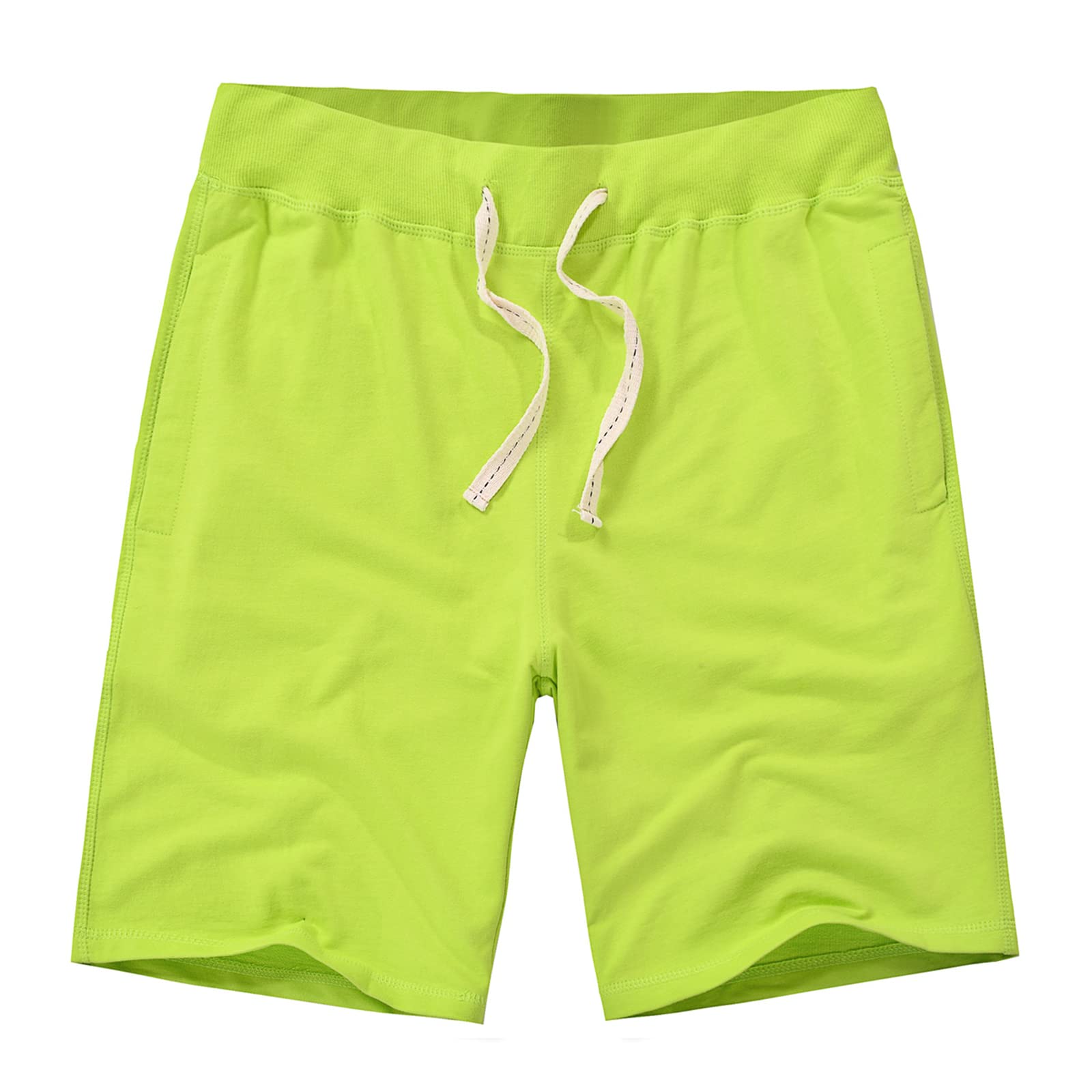 AMY COULEE Men's Casual Classic Shorts Athletic Cotton Sweat Shorts with Drawstring