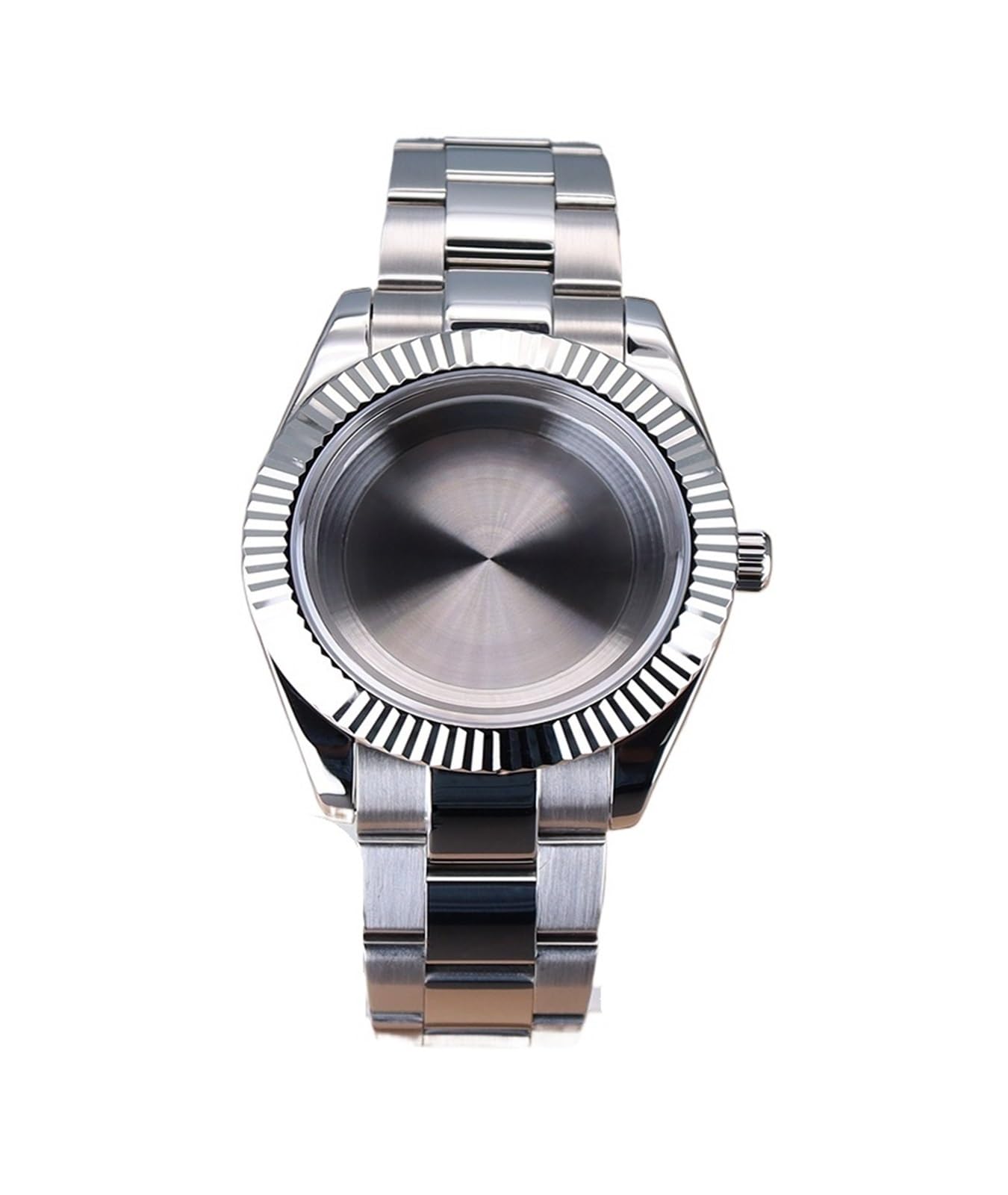 1pc 36mm 40mm karbowany pasek do zegarka szafirowe akcesoria dla NH35 NH36/38 4R36 Miyota8215 8205 ruch 28.5mm Dial