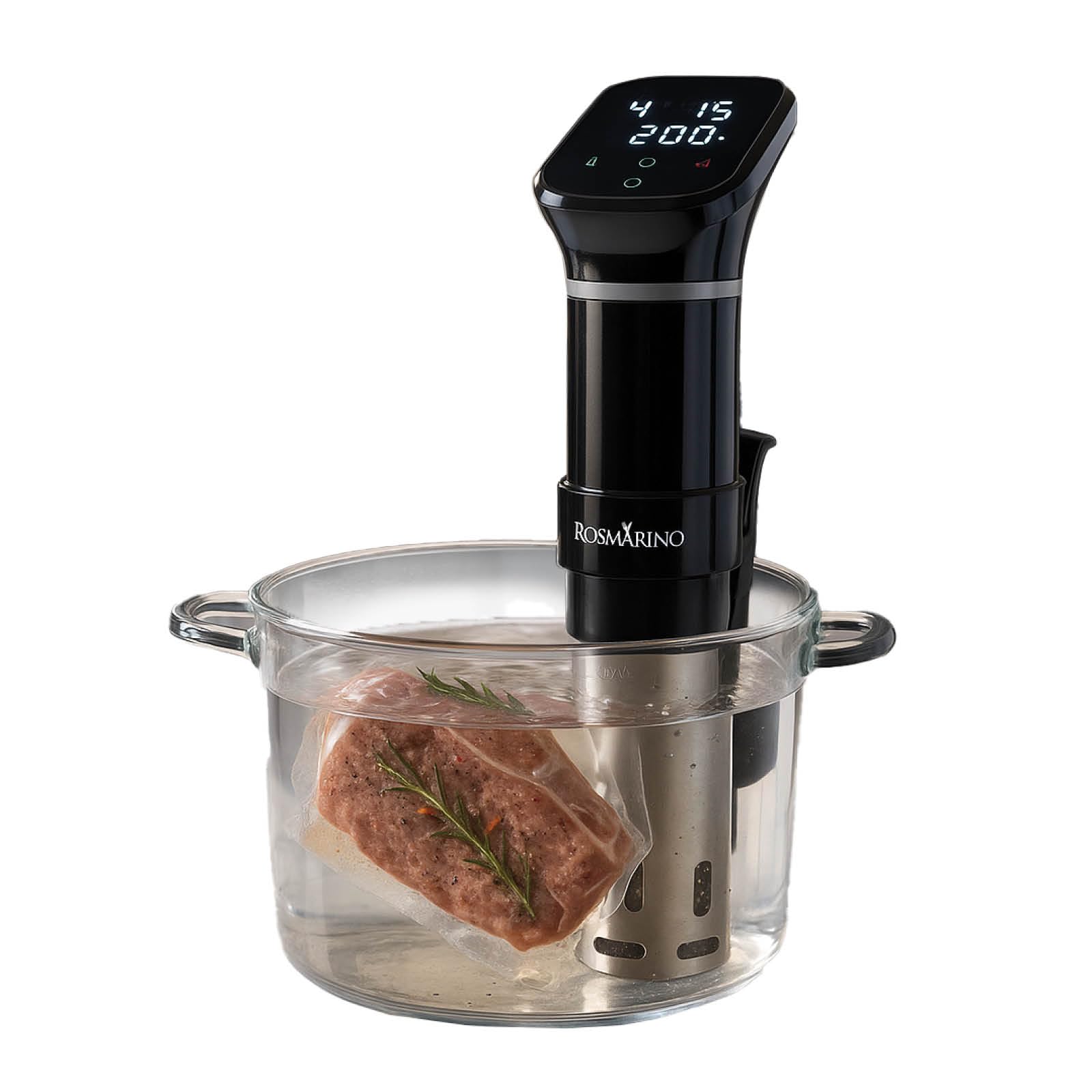 Rosmarino Sous Vide Sous Vide Stick – Präzisionsgaren, Sous Vide Garen, Küchengerät Sous Vide, Vakuumgaren, Sous Vide Gerät mit Temperaturregler