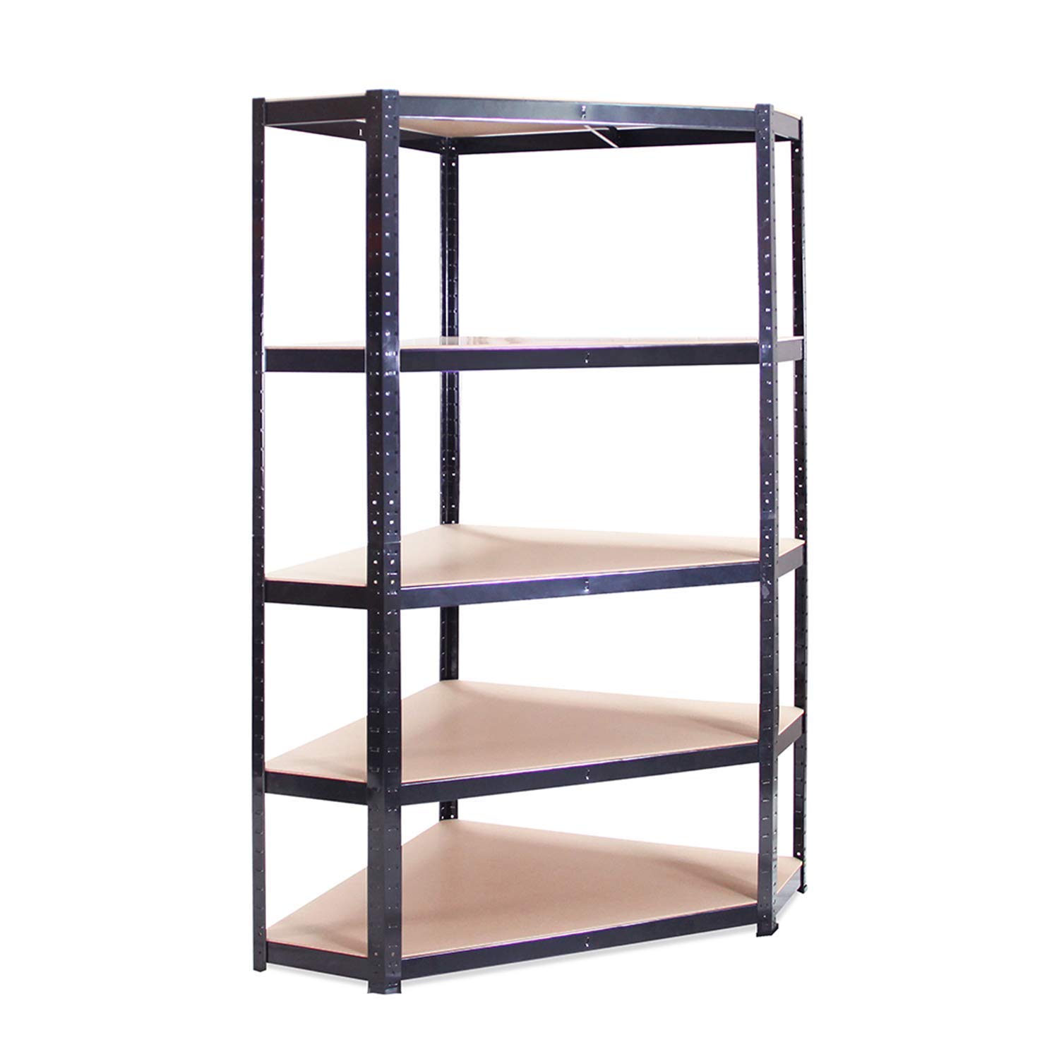 Buy Corner Shelving Unit 5 Tier Shelving Rack Heavy Duty 180 x 90