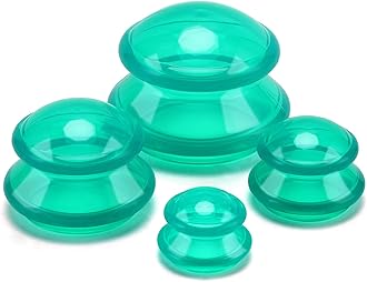 Silicone Cupping Therapy Set（EXTRA LARGE*1,LARGE*1,MEDIUM*1,SMALL*1）