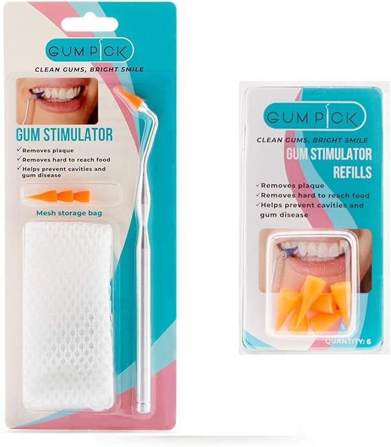 Amazon.co.jp GumPick Gum Stimulator with Rubber Tip Refills Premium