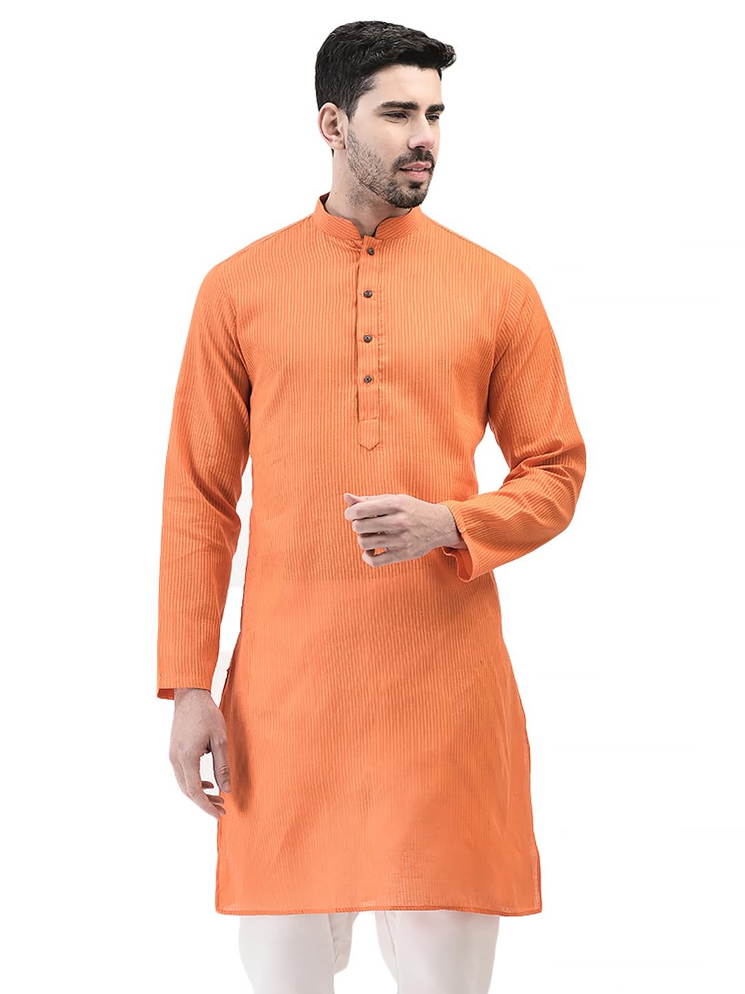 sg leman Knee Length Stylish Kurta for Men | Cotton Blend| Solid Design | Ethnic Wear for Men | Party and Weeding wear Kurta-picture-52